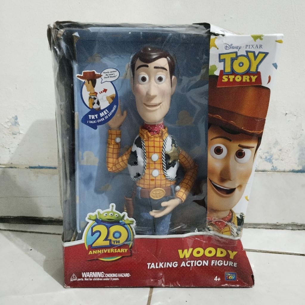Figure woody toy story 20 Th anniversary thinkway toys - pesanan om catur