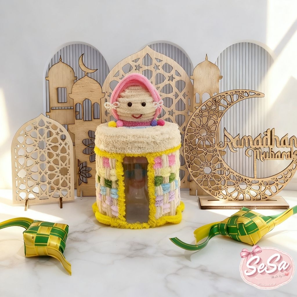 Toples kawat bulu toples unik Toples lebaran