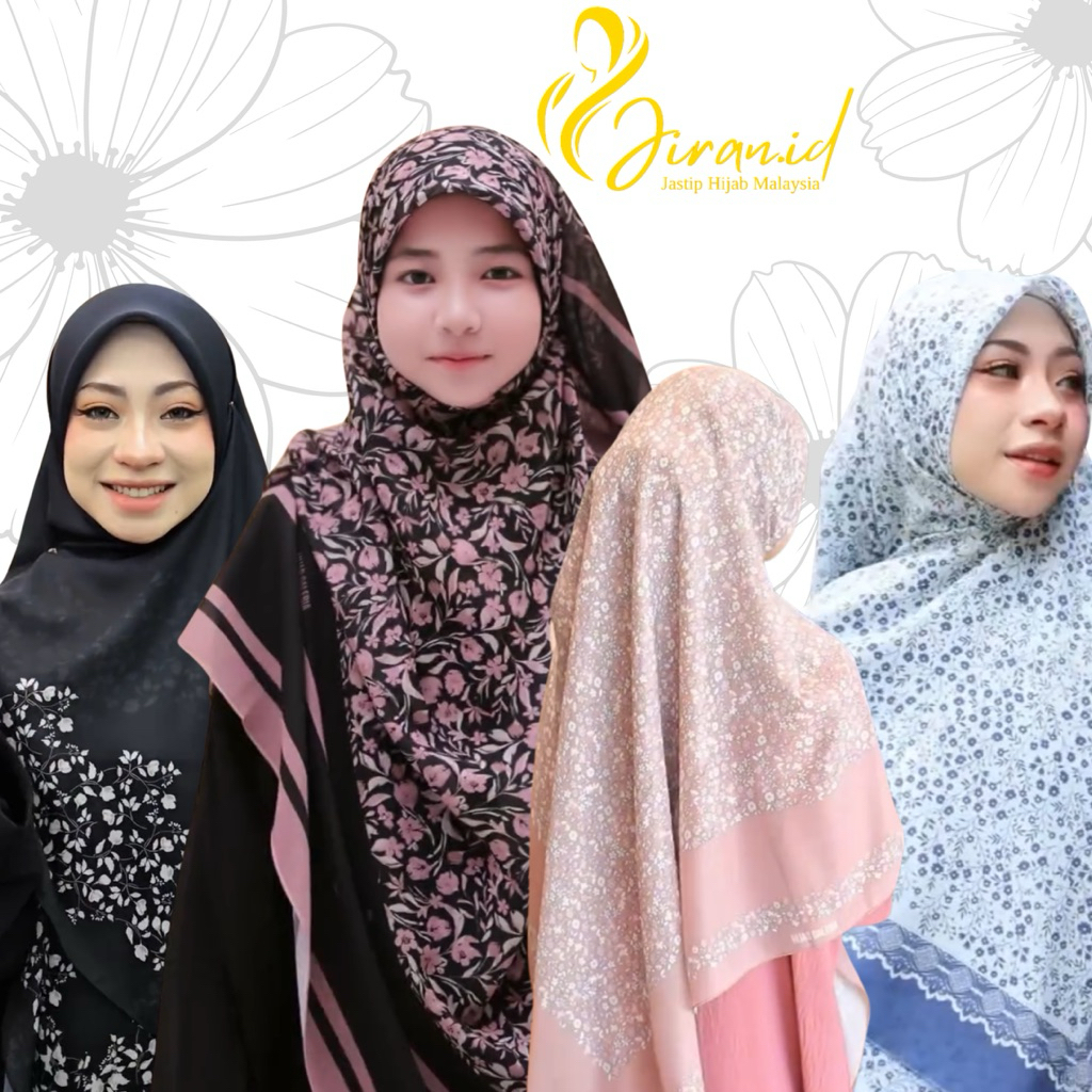 HIJAB GALERIA CHIFFON VOILE 140x140 - Malaysia Jilbab Segi Empat