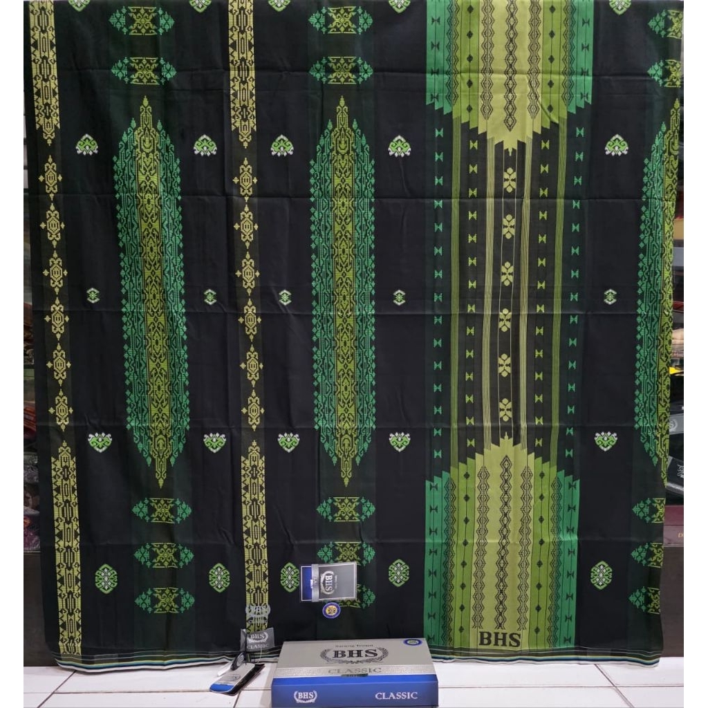 Sarung BHS Classic JACQUARD Motif JGF JGL JGN JGB JGA JGE JGM JSK Mix Silver