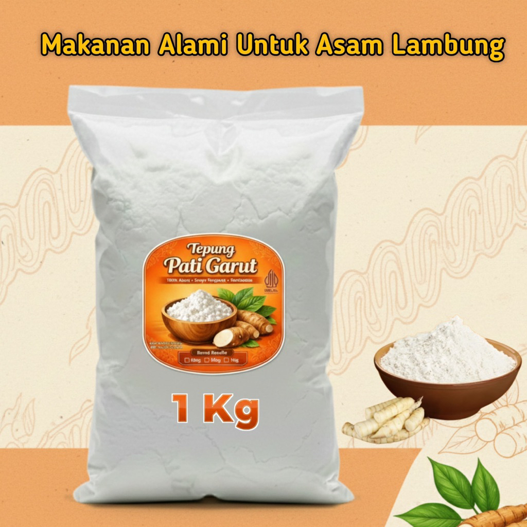 Tepung pati garut asli 1 Kg