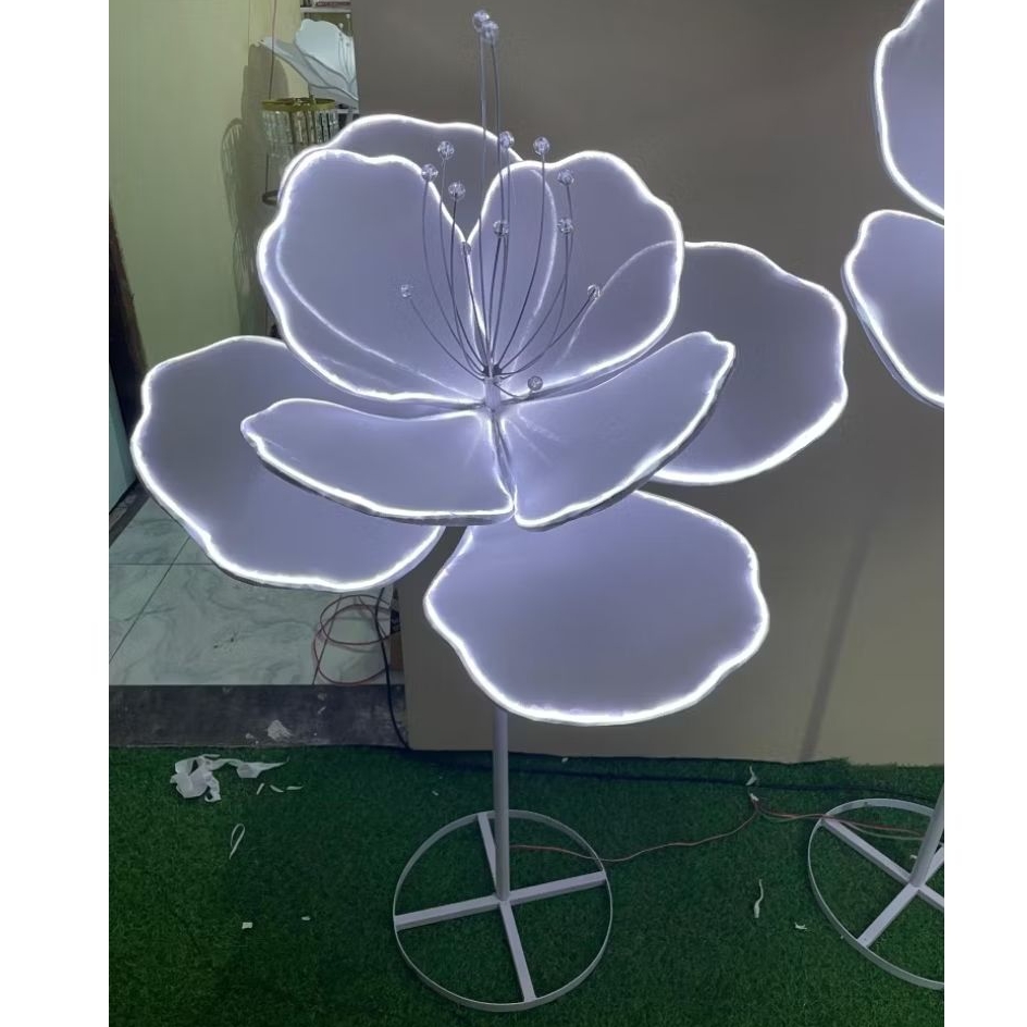 lampu standing kelopak bunga variasi terbaru