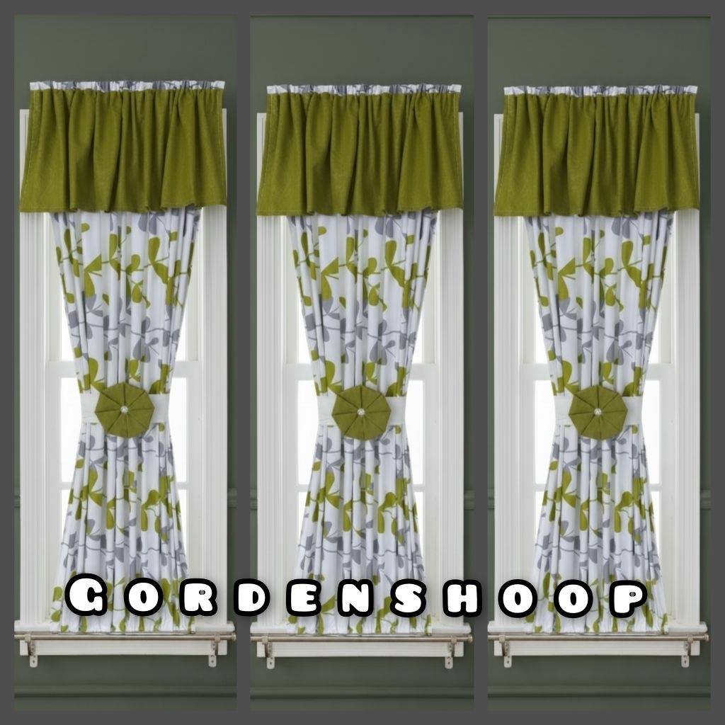 Gorden Kupu Kupu Gorden Jendela Minimalis Gorden Aesthetic Poni Polos