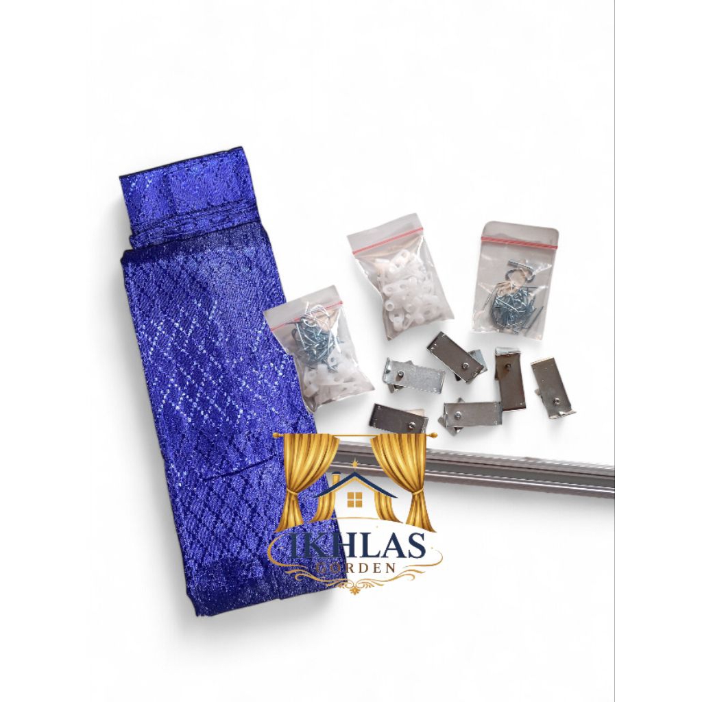 GORDEN JENDELA PINTU FULL SET DAN BATANG ALUMUNIUM