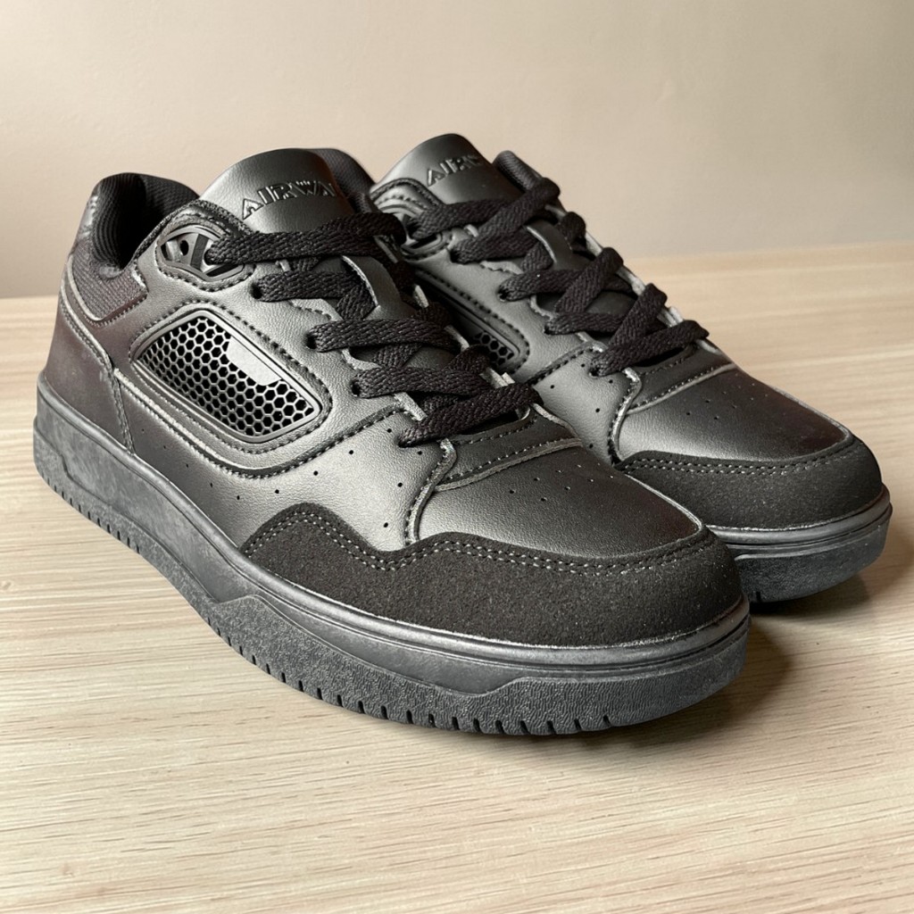 Airwalk Hitam Sekolah Sepatu Sneaker Pria ORIGINAL