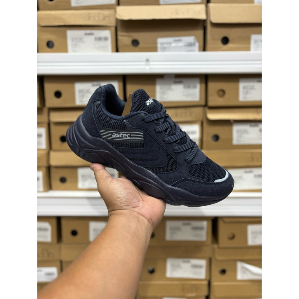 SEPATU RUNNING PRIA ASTEC LOBO RUNNING NAVY ASCFWM5UL6NV ORIGINAL BNIB SHOES