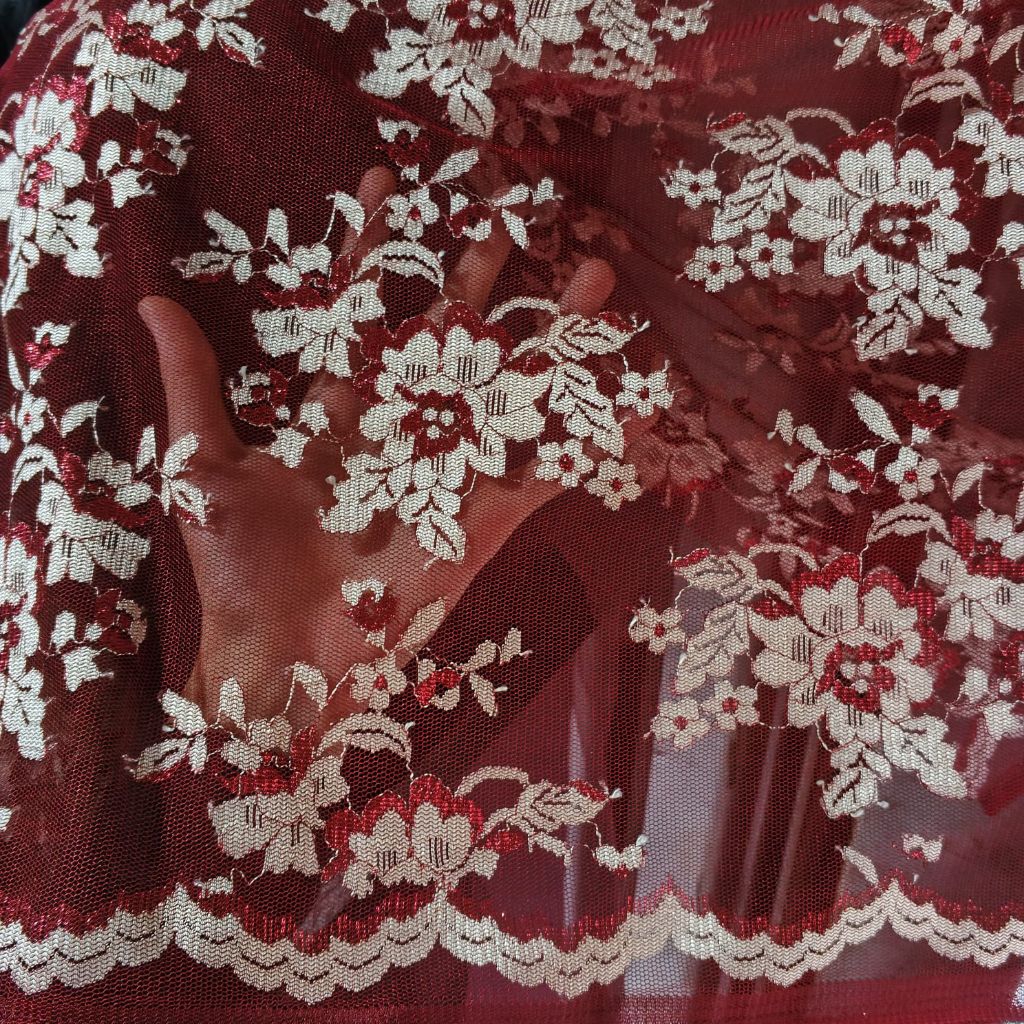 kain brokat premium - kain brokat katun lembut halus - kain brokat meteran - bahan brokat harga/0,5m