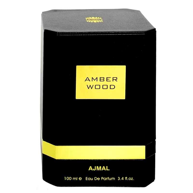 Ajmal Amber Wood Eau De Parfum 100 ml - Parfum Pria Aroma Kayu Amber Tahan Lama kemasan terbaru