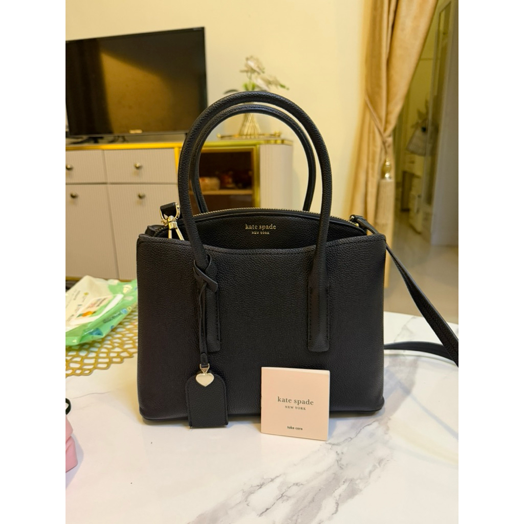 KS Margaux Original Medium Satchel Black Preloved VGC
