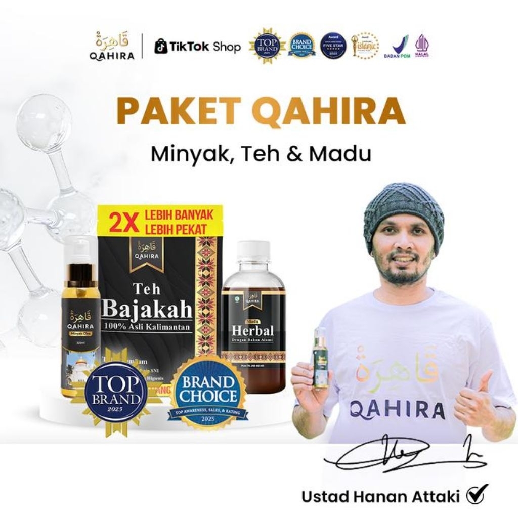 Minyak Qahira Original 1 Botol Minyak Oles Mengobati Segala Penyakit - 1 Botol Minyak