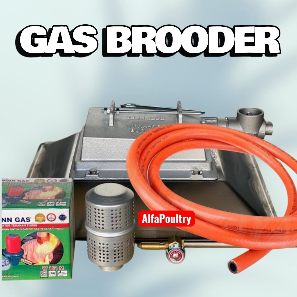 PEMANAS GAS BROODER FASE BROODING (DOC) - PEMANAS AYAM.