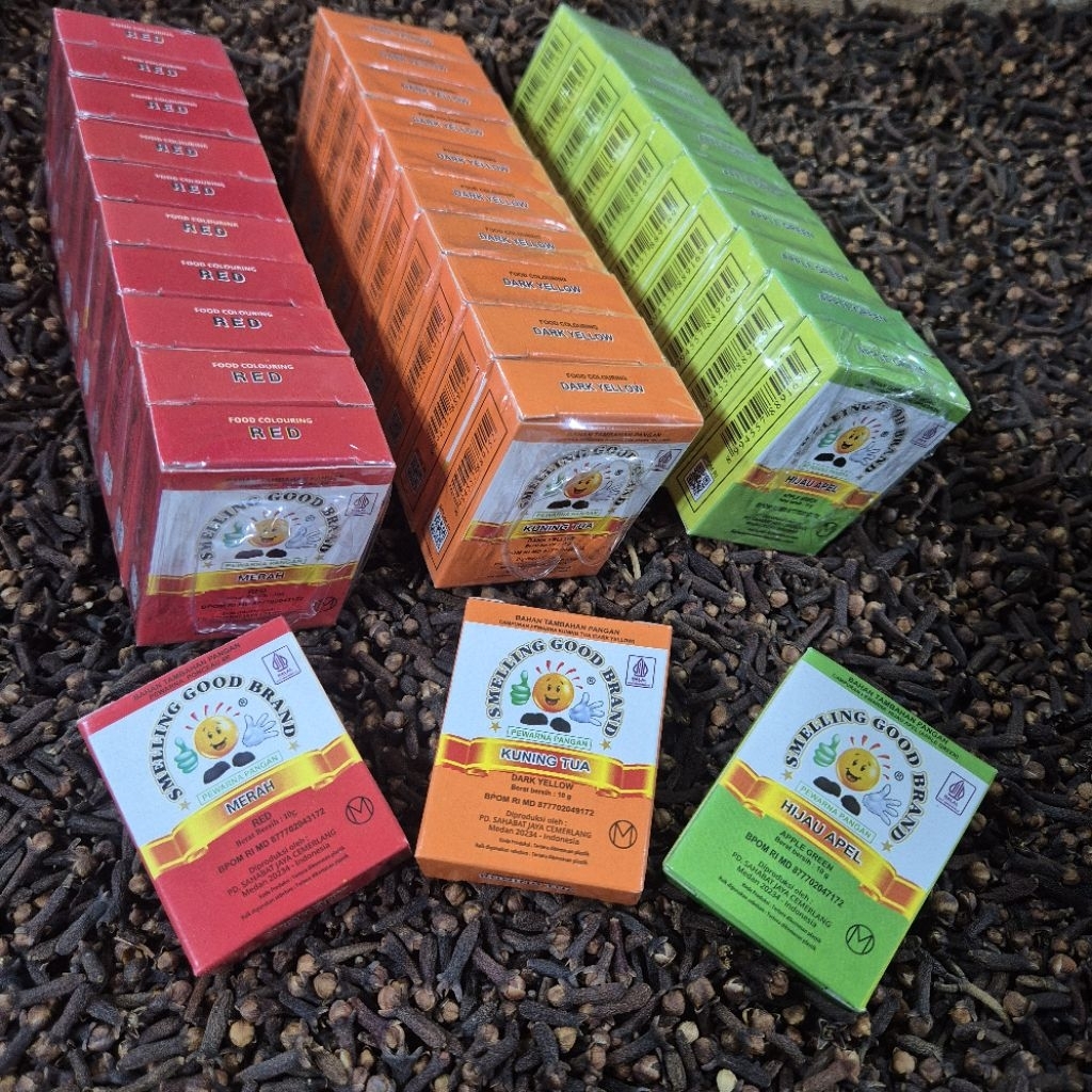 PEWARNA MAKANAN SMELLING GOOD 1 PACK / pewarna bubuk / pewarna makanan bubuk / gincu bubuk