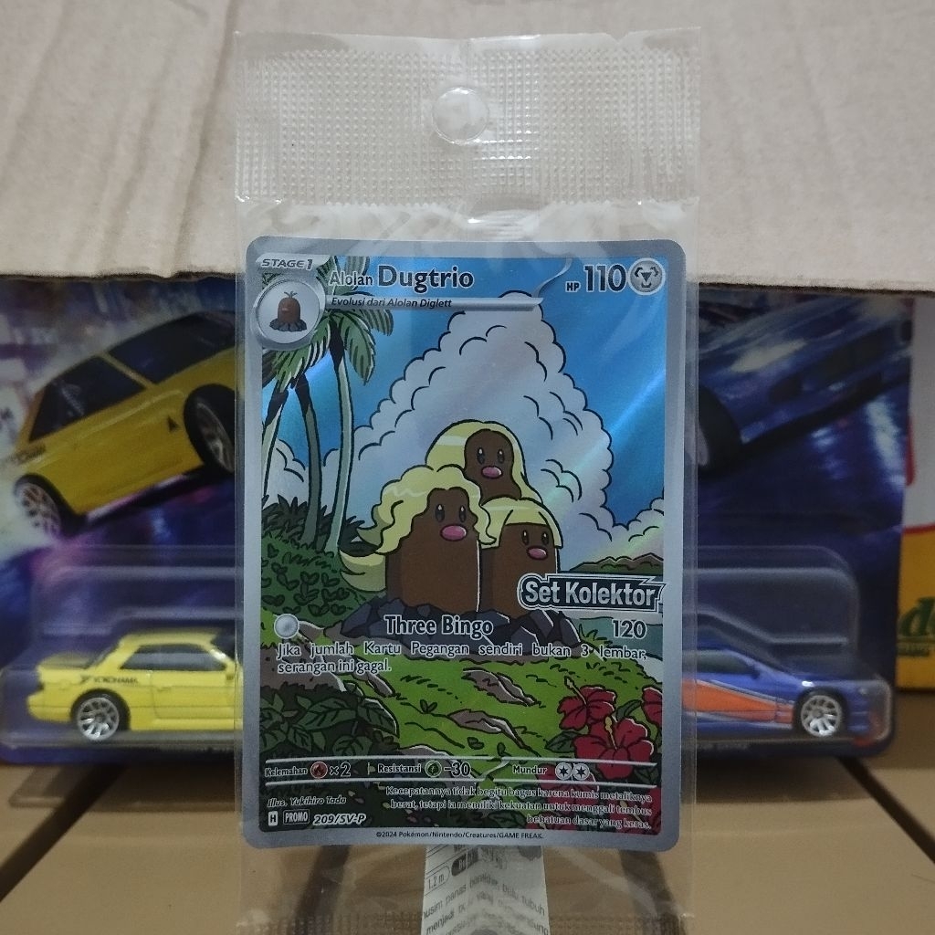 Dugtrio Promo Set Kolektor - kartu pokemon tcg Indonesia