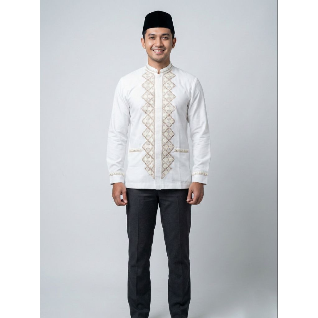 Jas Koko Bordir Premium Pria Mewah