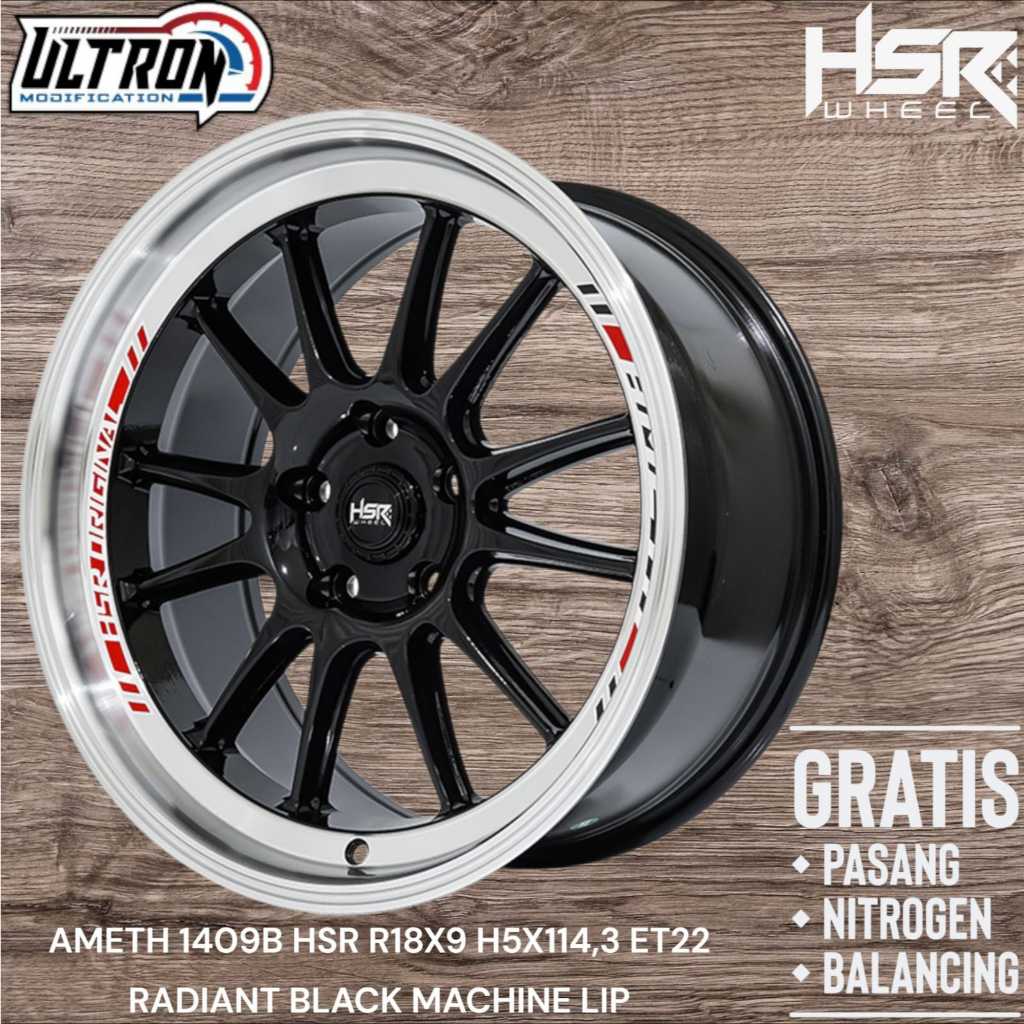 Velg Racing Replika Venom Ring 18 HSR AMETH Pnp Mobil Innova Reborn Zenix Venturer Civic Hrv