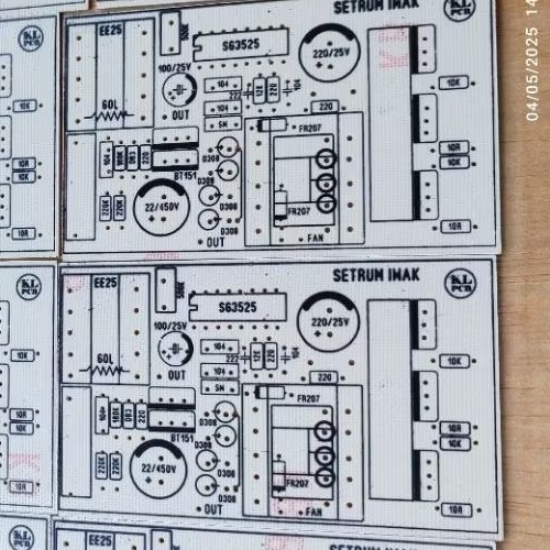 PCB pdc mini 2 fett mini bahan fiber tebal