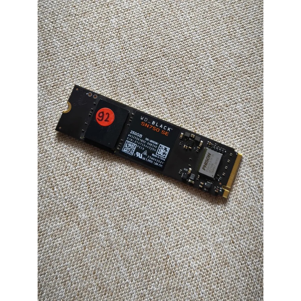 SSD NVME WD BLACK 256GB