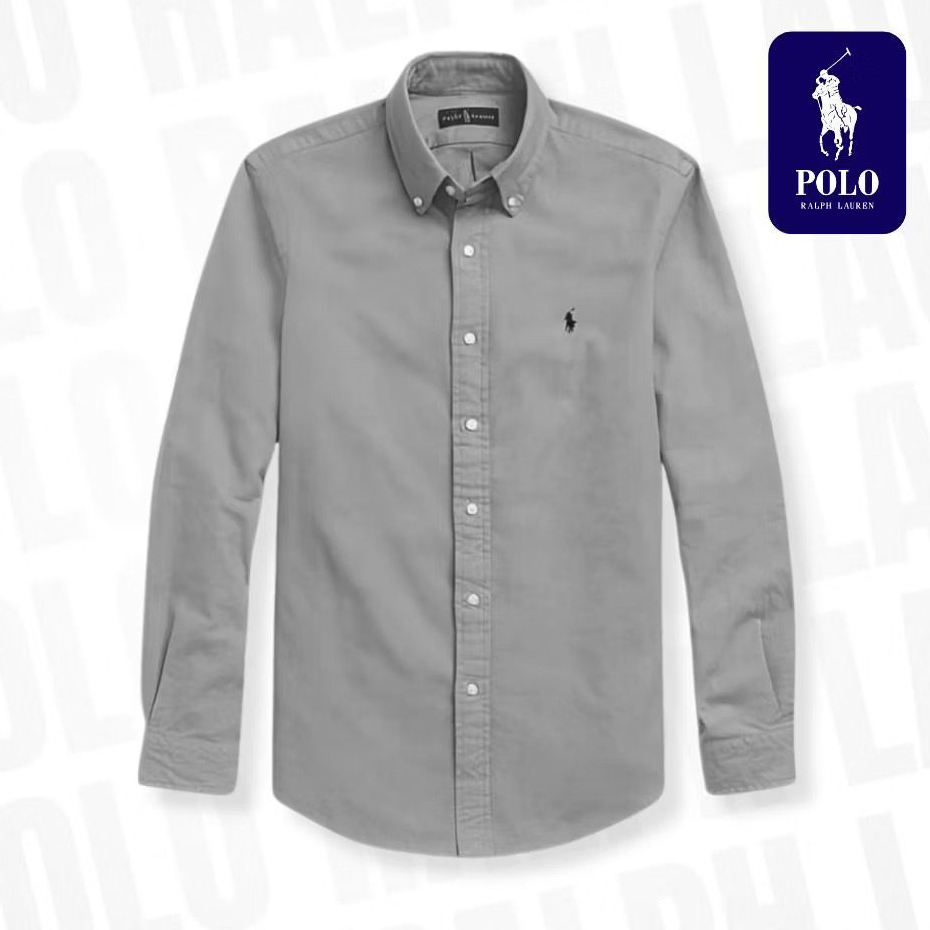 Kemeja Pria Polo Ralph Lauren Lengan Panjang Katun Twill Premium - Kemeja Polo Ralph Lauren Kantoran
