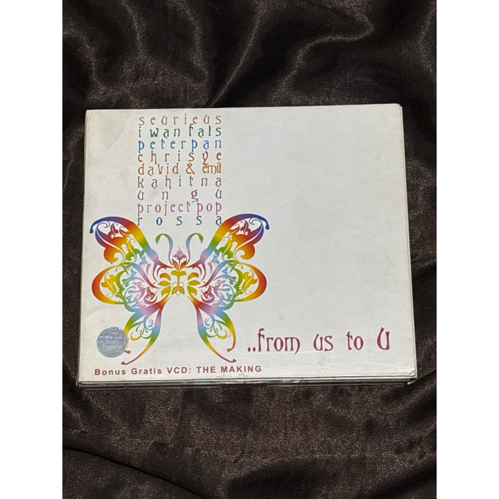 CD ALBUM VA FROM US TO YOU SEURIEUS IWAN FALS PETERPAN CHRISYE KAHITNA UNGU ROSSA ORIGINAL