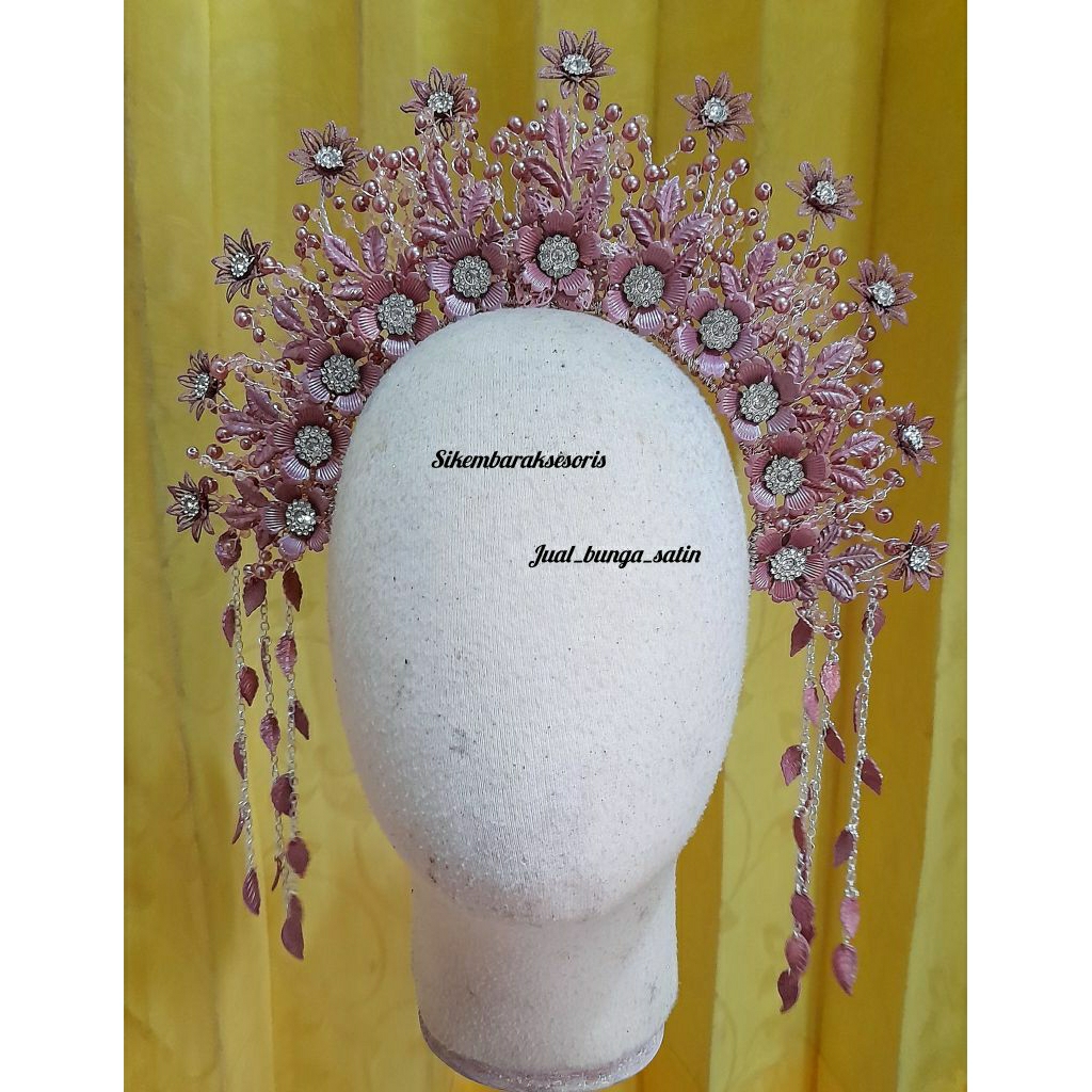 sunting melayu headpiece aksesoris hijab mahkota