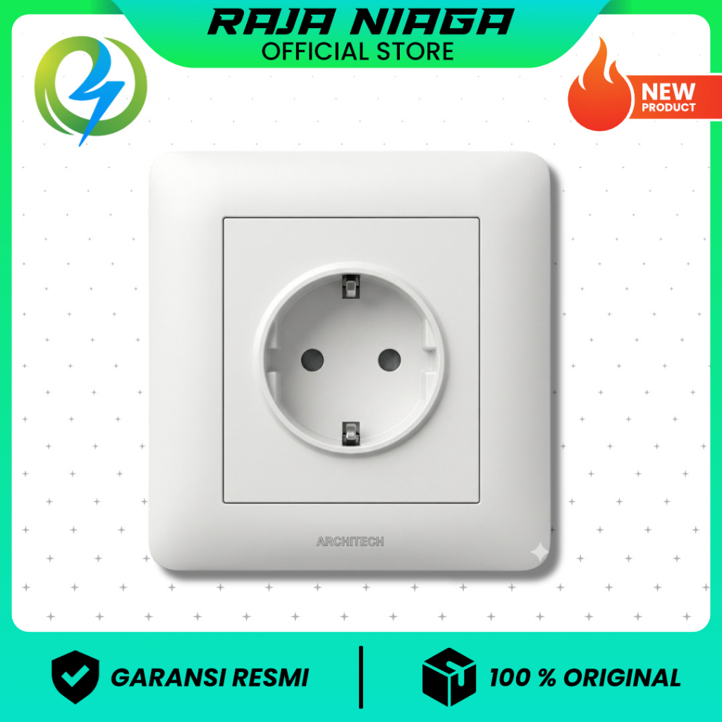 STOP KONTAK ARCHITECH WHITE
