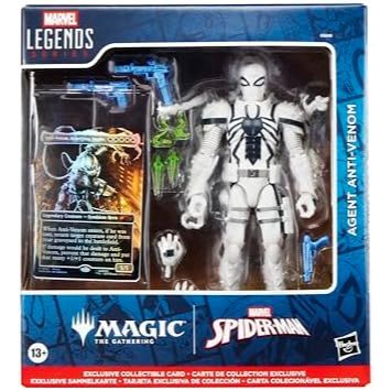 Marvel Legends Series Magic: The Gathering Agent Anti-Venom, 6-Inch Spider-Man Action Figure