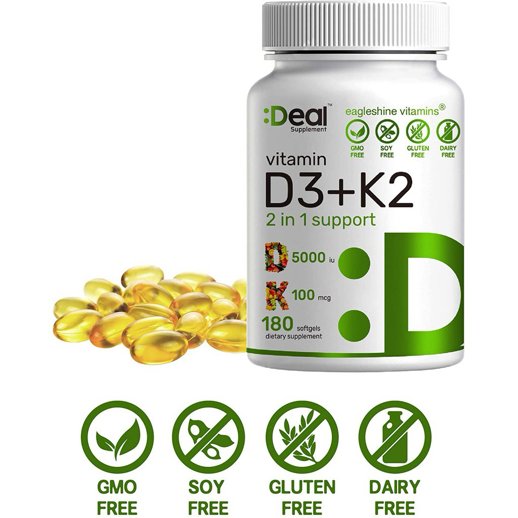 Deal Vitamin D3K2 5,000IU