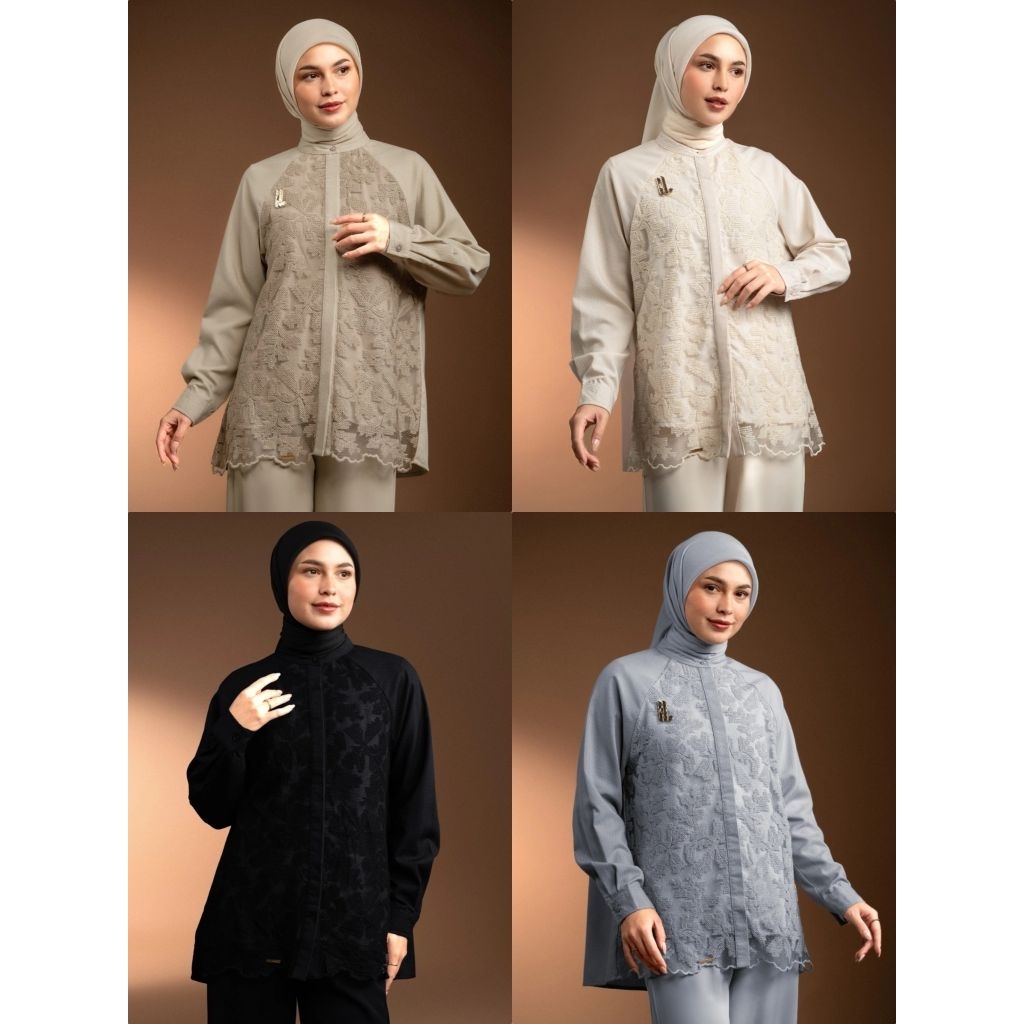 Renjana Gaun Blus Kemeja Tunik Rompi Celana Rok Heylocal x Heymale Raya Series Lebaran