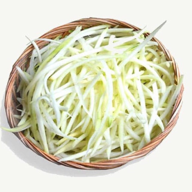 Pepaya serut perbungkus / Buah pepaya muda