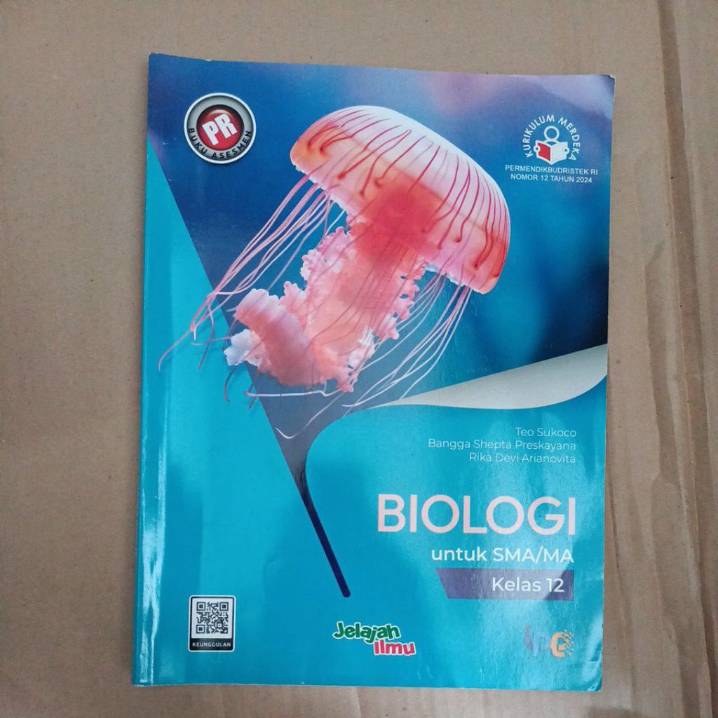 PR BIOLOGI untuk SMA/MA/SMK/MAK Kelas 12 kurikulum merdeka