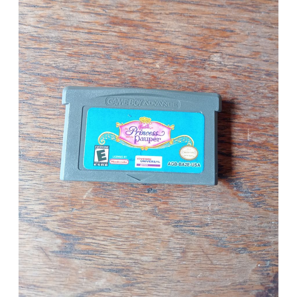 kaset game boy Barbie princes second