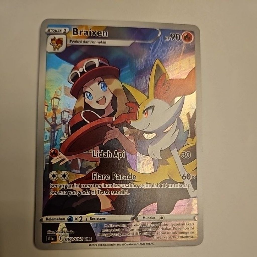 kartu Pokemon Braixen