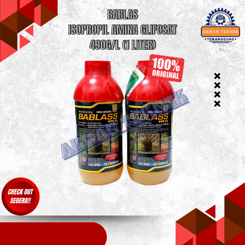 Herbisida Bablas 490 SL 1L Sistemik Efektif