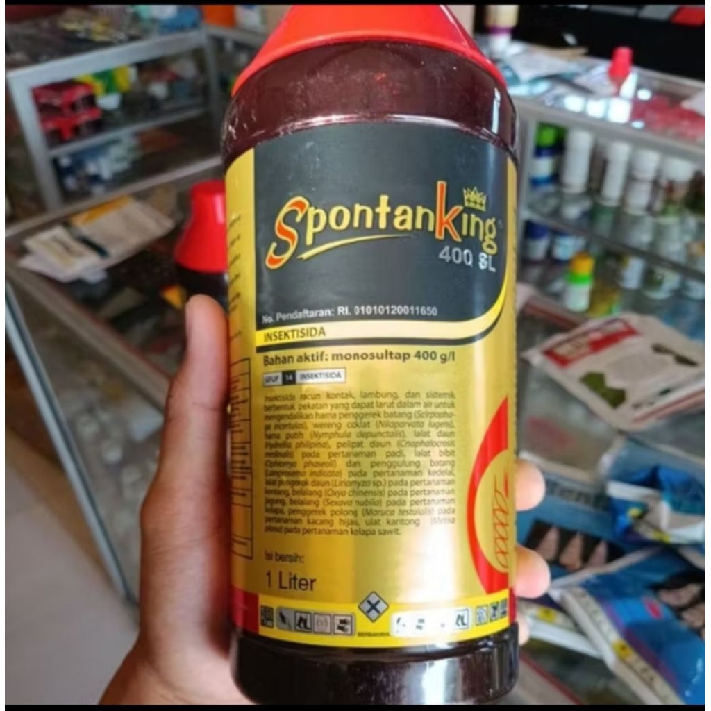 Spontan King 400SL Insektisida 1L - Kontrol Hama Padi, Kedelai, Kentang, Jagung, Kelapa, Kacang Hija