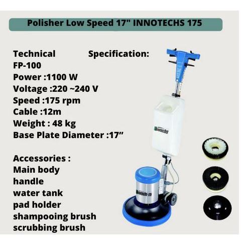 Polisher Low Speed 17" INNOTECHS 175