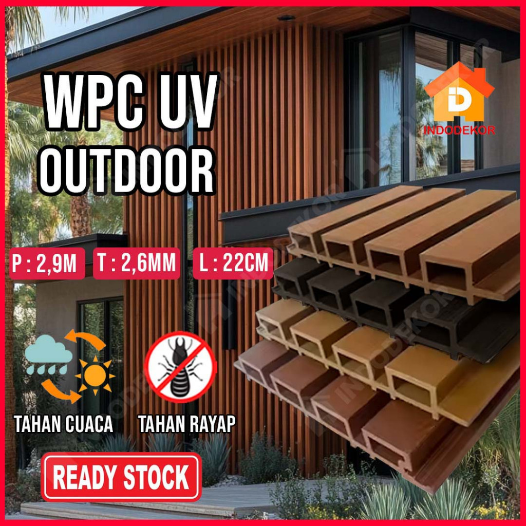WPC WALLPANEL CLADDING OUTDOOR / WALL PANEL WPC OUTDOOR 2