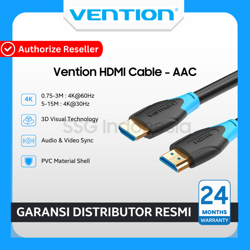 VENTION Kabel & Aksesoris – HDMI / LAN Cat6 / Cable Charger C to C A to C USB to Micro B / Audio 3.5