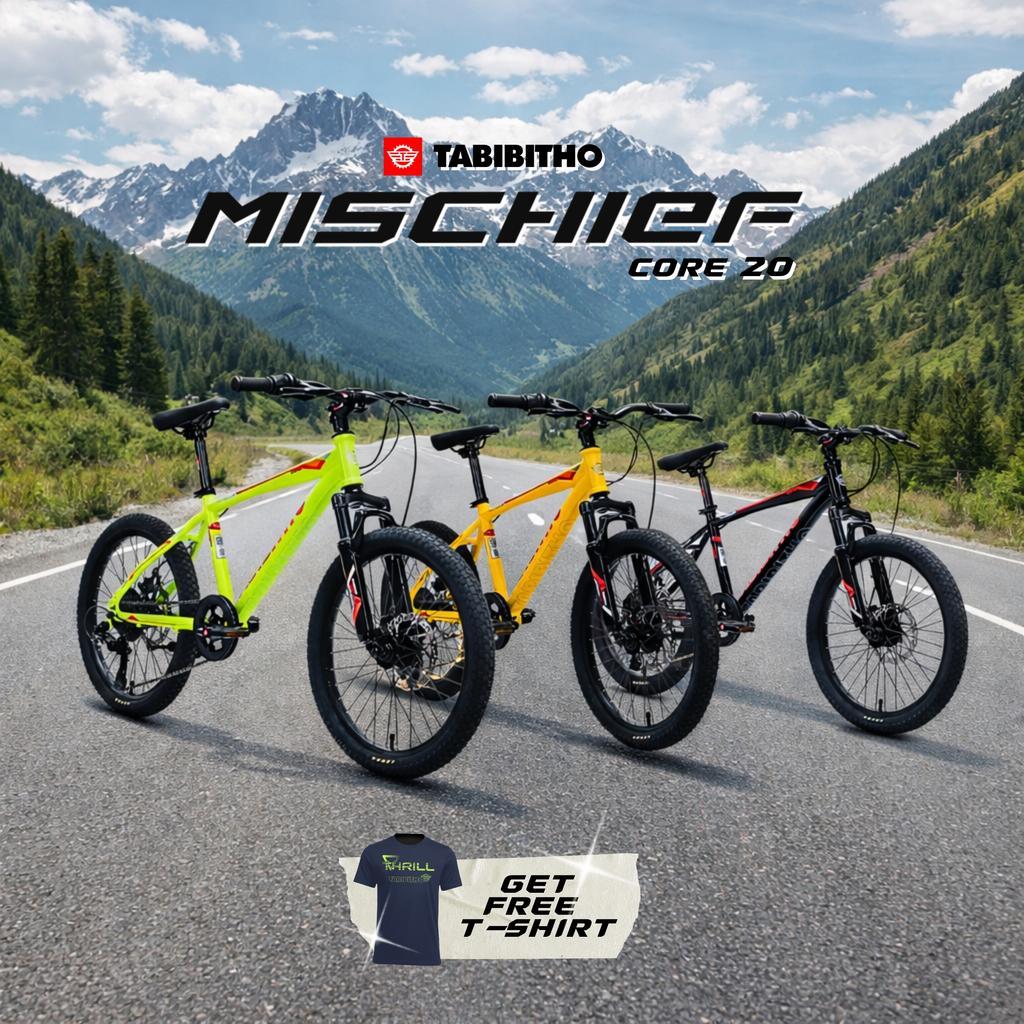 SEPEDA GUNUNG 20 MTB TABIBITHO MISCHIEF CORE - FRAME HI TEN STEEL