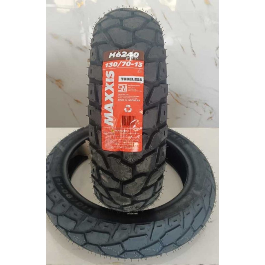 Ban Maxxis (TL) 130/70-13 M6240 Off Road/ Offroad (Ring 13) Nmax/ Adv