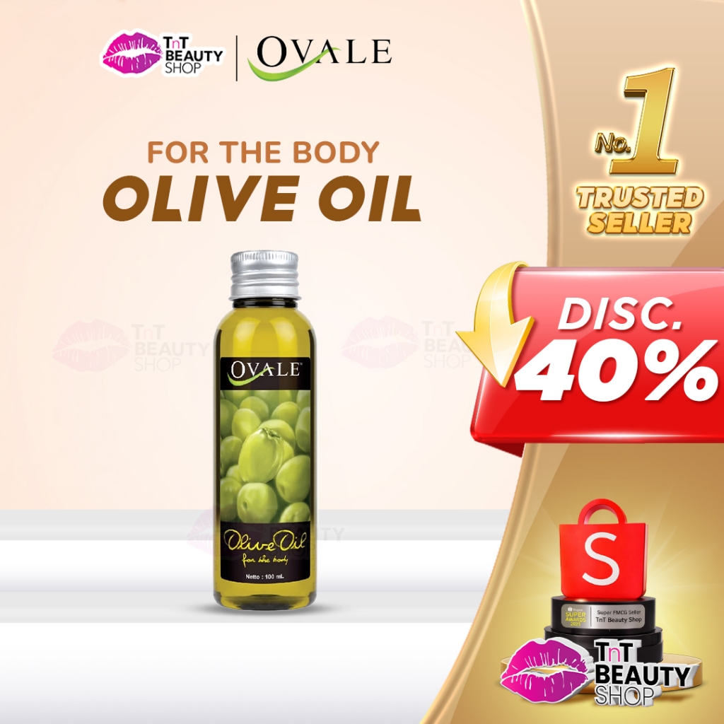 Ovale Olive Oil Pelembab Kulit 100ml / Ovale Minyak Zaitun | TnT Beauty Shop