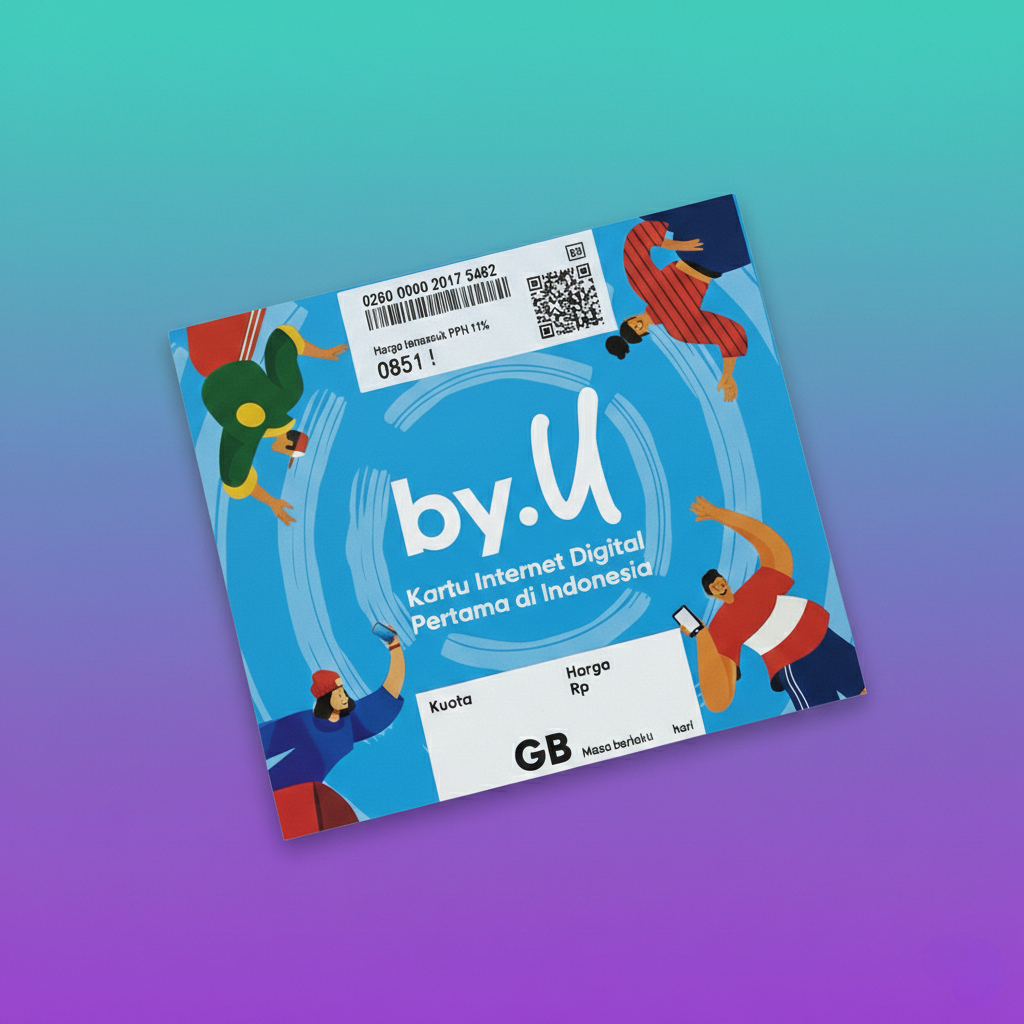Kartu Perdana Telkomsel byu by.u siap pakai terima sms only