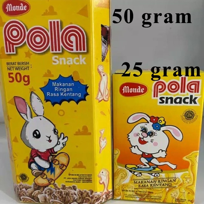Monde Pola Snack 25 / 50 gram (25 gram 50 gram)