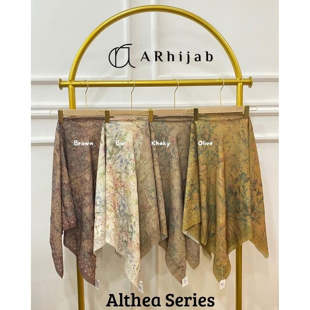 READY STOCK SEGIEMPAT MOTIF ALTHEA BY AR HIJAB