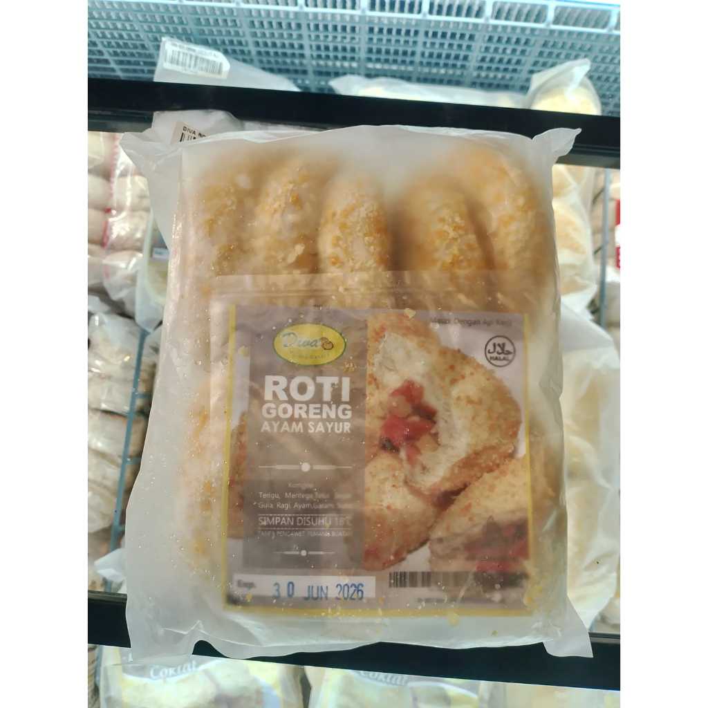 DIVA ROTI GORENG AYAM SAYUR, COKLAT, DAN PISANG COKLAT ISI 10