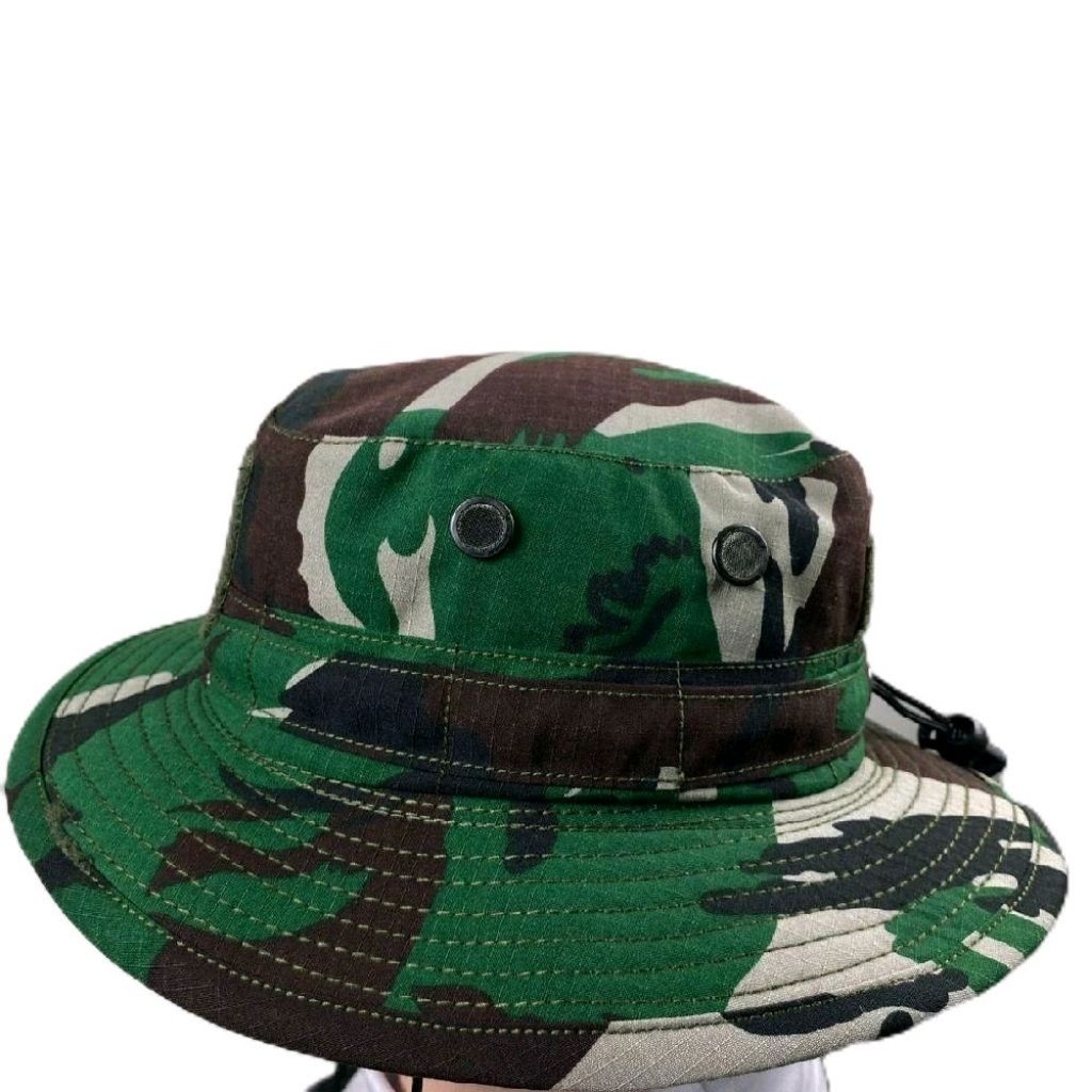 Topi Rimba Tactical Loreng Malpinas Velcro