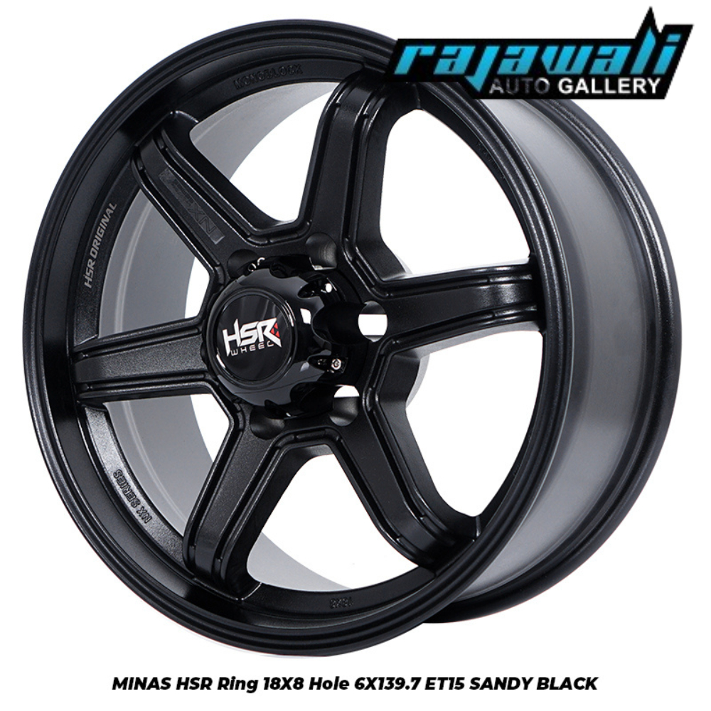 Velg Ring 18 Palang 6 Hitam Buat Mobil Hilux Dc Triton Terrano Blazer Dll Pelek R18 Minas Hsr