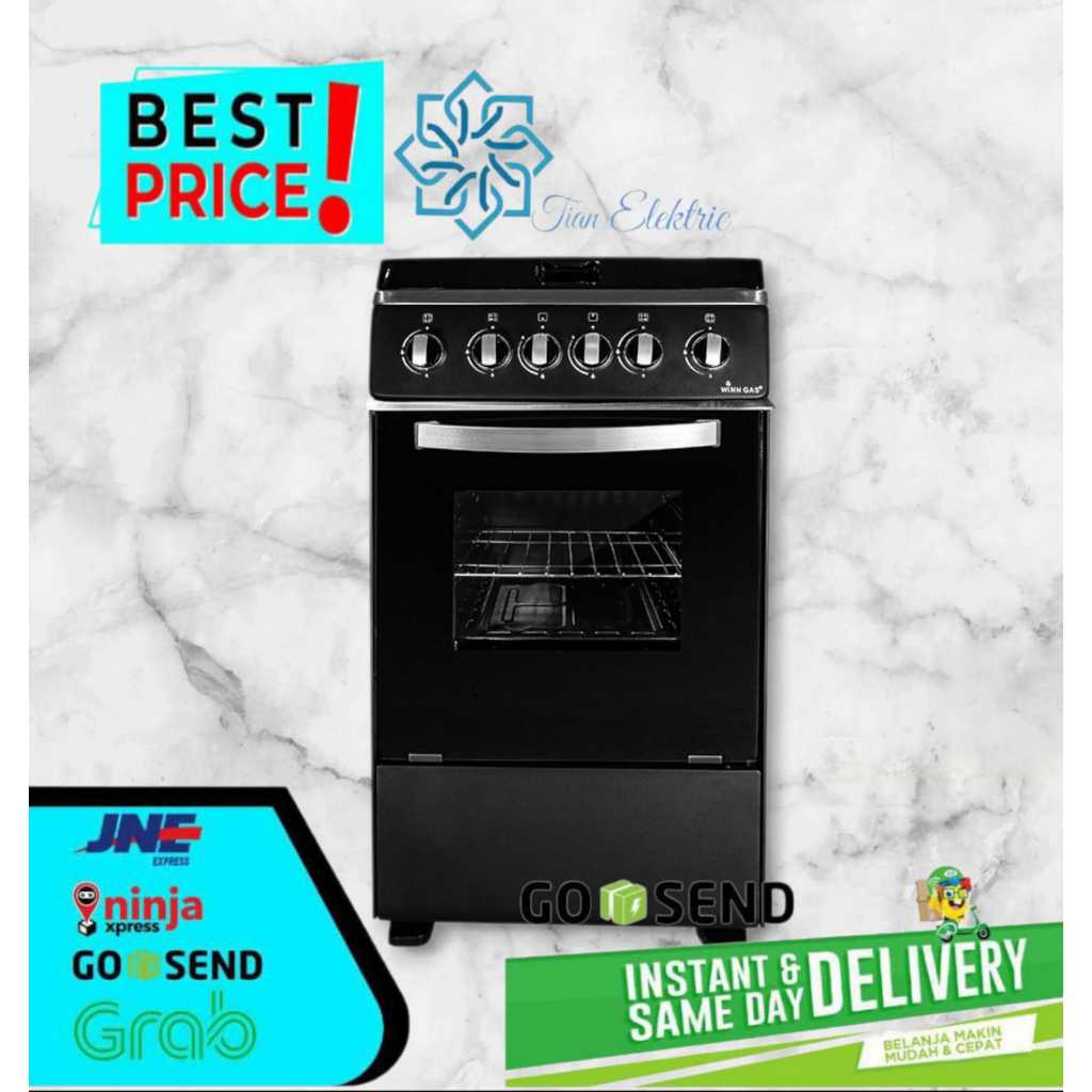 WINN GAS W-5060 Kompor Freestanding + Oven Pemantik Otomatis