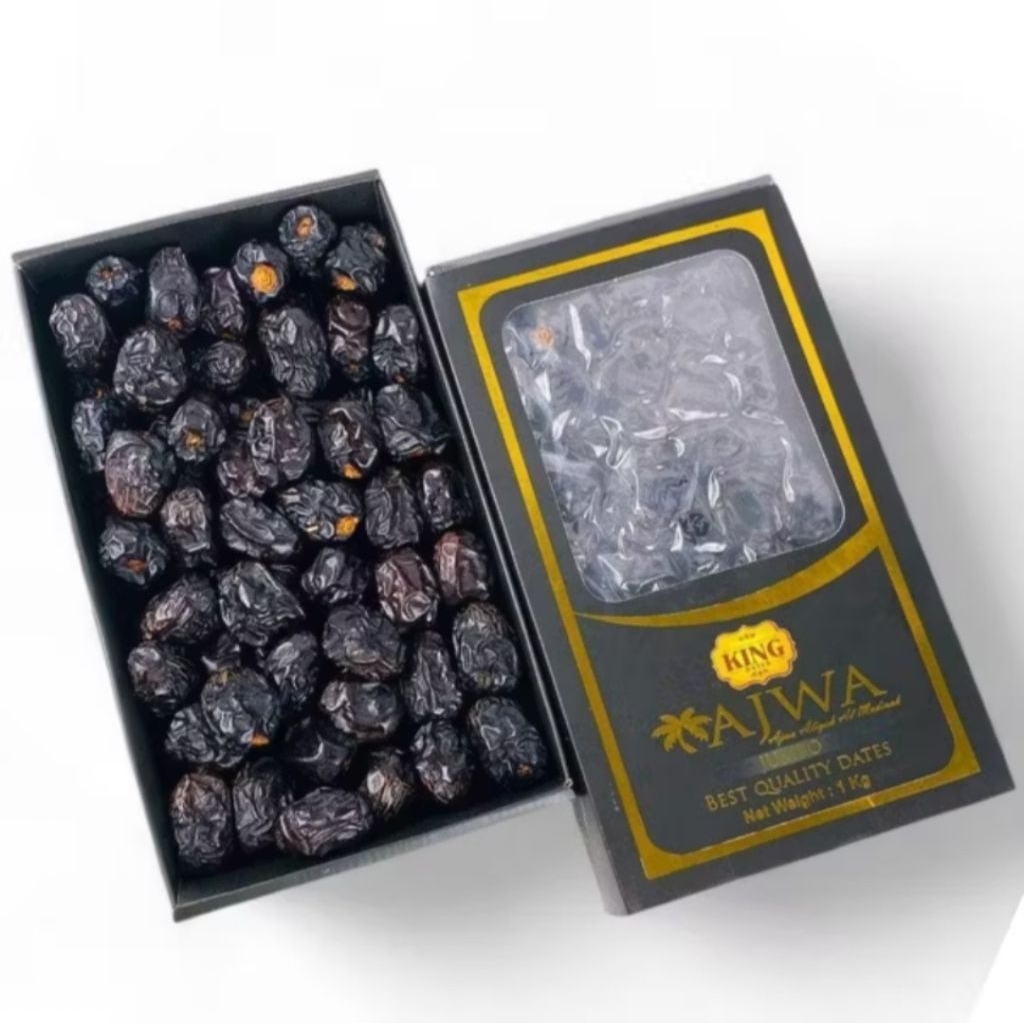 Kurma Ajwa King Al Madinah 1kg Jumbo / Ajwa Aliyah Organik