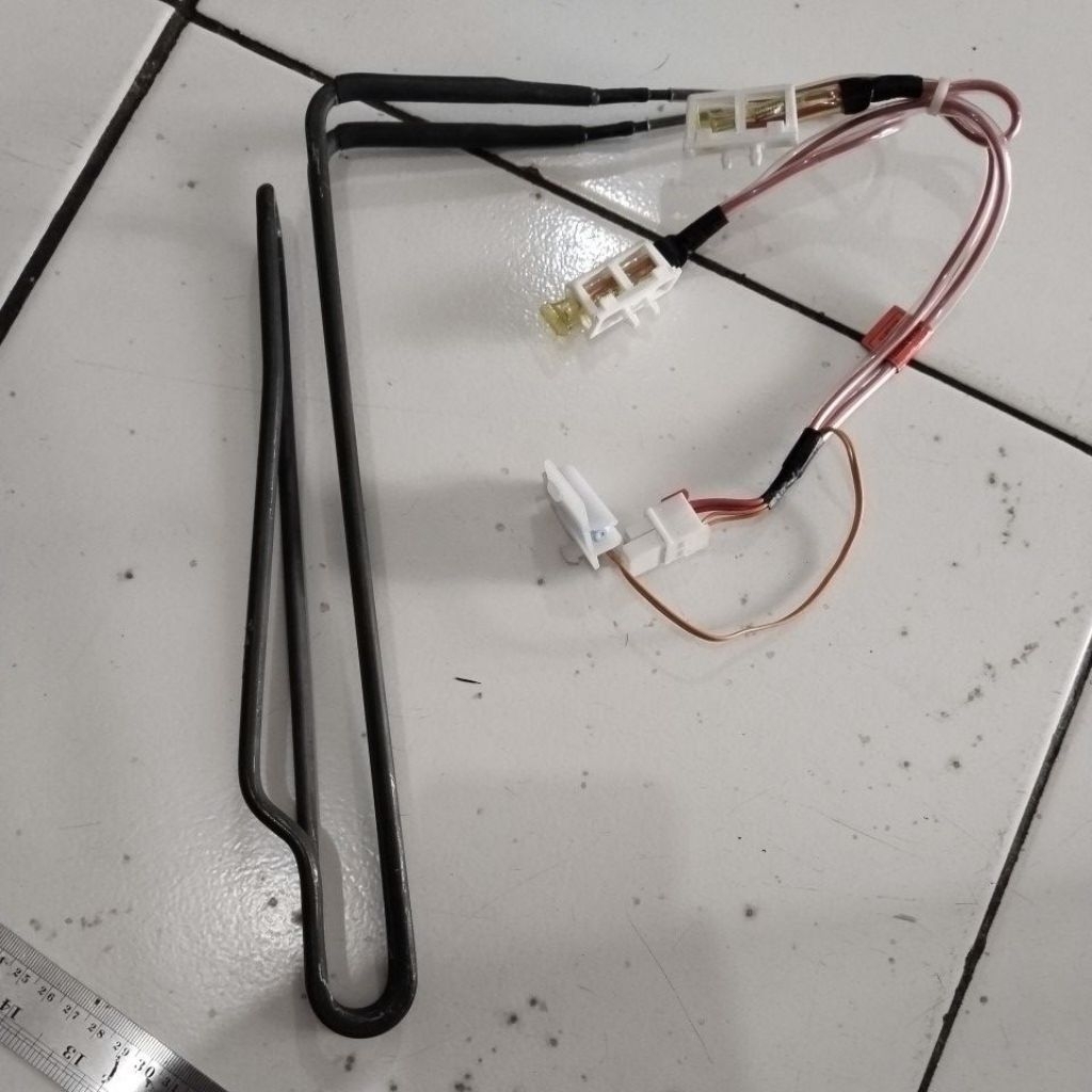 heater kulkas LG 2 pintu original panjang 31,5 cm