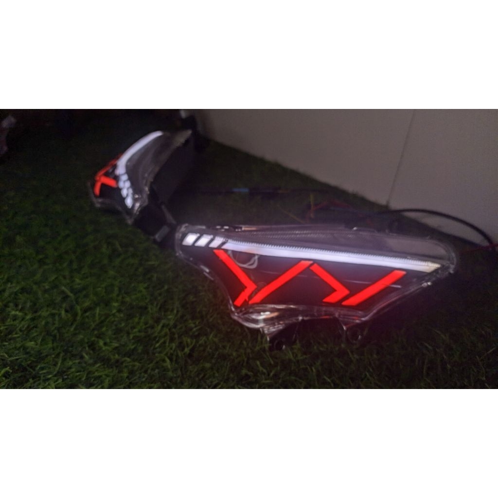 lampu sein supra x 125 batman custom